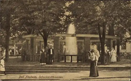 Ak Bad Nauheim in Hessen, Schuckardtbrunnen