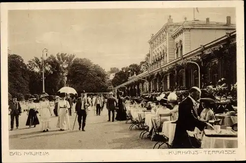 Ak Bad Nauheim in Hessen, Kurhaus-Terrasse