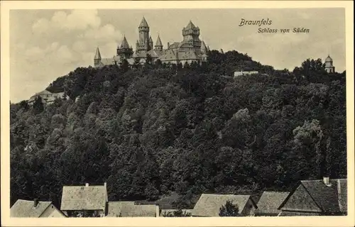 Ak Braunfels an der Lahn, Schloss