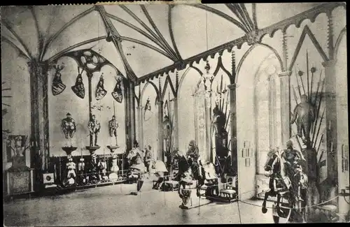 Ak Erbach im Odenwald Hessen, Schloss, Rittersaal