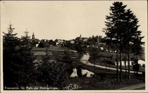 Ak Frauenstein im Erzgebirge, Ostergebirge