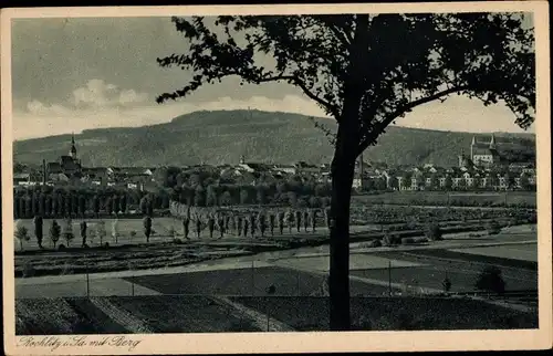 Ak Rochlitz an der Mulde Sachsen, Berg, Totalansicht