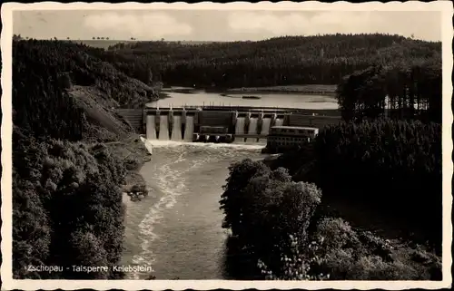 Ak Kriebstein Sachsen, Zschopau Talsperre