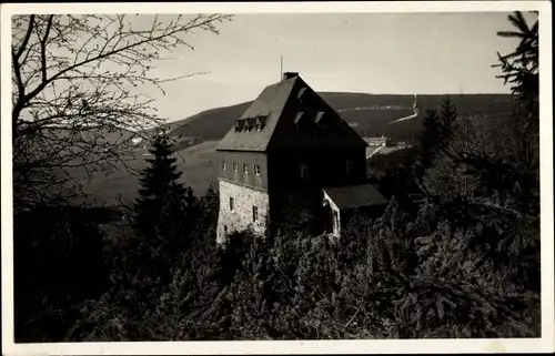 Ak Oberwiesenthal im Erzgebirge, Panorama