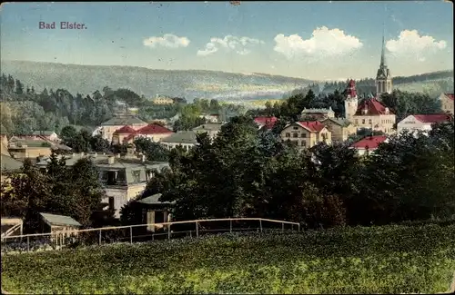 Ak Bad Elster im Vogtland, Panorama