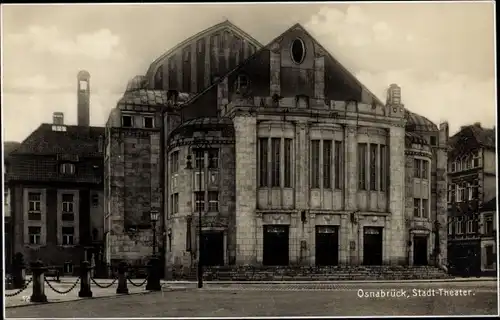 Ak Osnabrück in Niedersachsen, Stadttheater