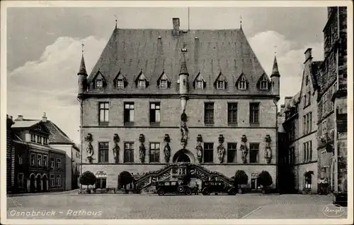 Ak Osnabrück in Niedersachsen, Rathaus
