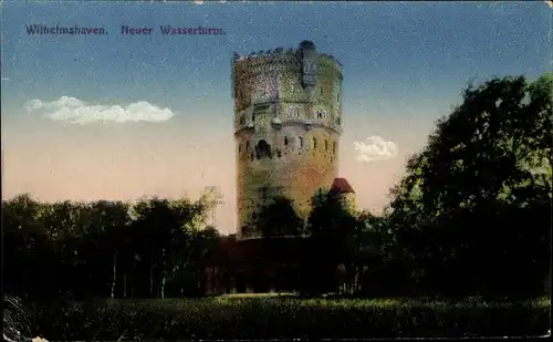 Ak Wilhelmshaven an der Nordsee, Neuer Wasserturm