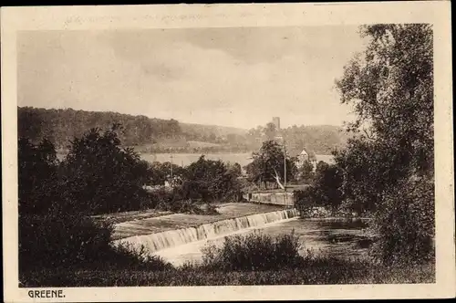 Ak Greene Einbeck in Niedersachsen, Panorama, Fluss