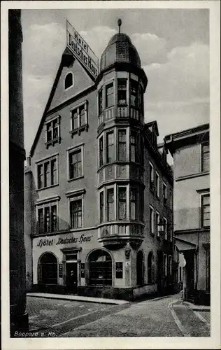 Ak Boppard am Rhein, Hotel Deutsches Haus