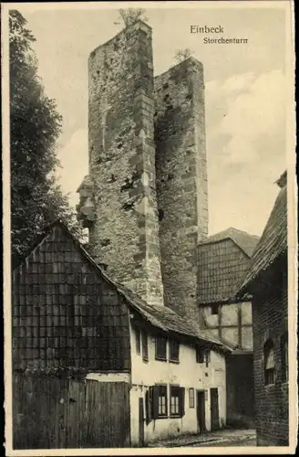 Ak Einbeck in Niedersachsen, Storchenturm