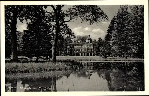 Ak Rastatt im Schwarzwald, Schloss Favorite