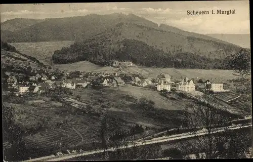 Ak Scheuern Gernsbach im Schwarzwald, Panorama