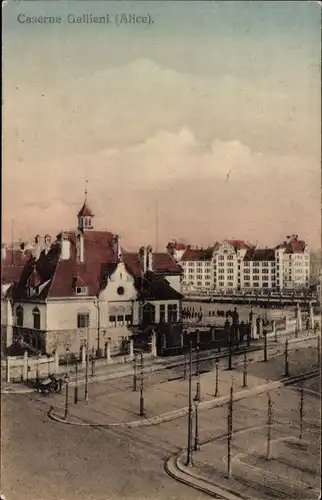 Ak Mainz Pfalz, Caserne Galieni, Alice, Kasernengebäude