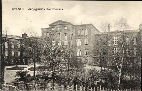 Ak Hansestadt Bremen, Chirurgisches Krankenhaus