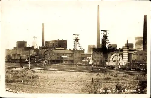 Ak Heerlen Limburg Niederlande, Oranje-Nassau-Mijn