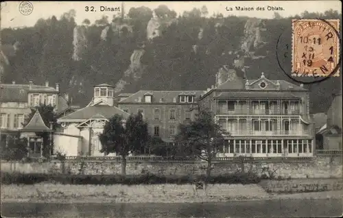 Ak Dinant Wallonia Namur, Das Haus der Oblaten