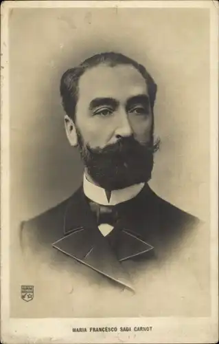 Ak Französischer Politiker Marie François Sadi Carnot, Portrait