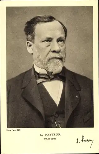 Künstler Ak Chemiker Louis Pasteur, Portrait