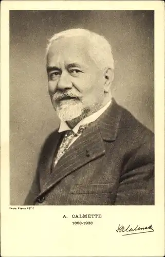 Ak A. Calmette, 1863-1933, Arzt, Portrait