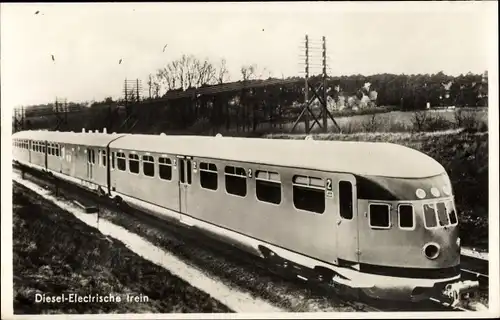 Ak Niederländische Eisenbahn, Diesellokomotive