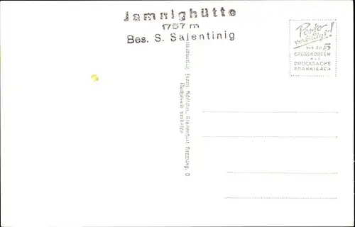 Ak Kärnten Österreich, Jamnighütte, Geiselkopf