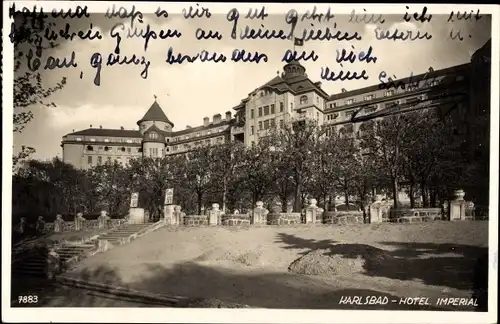 Ak Karlovy Vary Karlsbad Stadt, Hotel Imperial