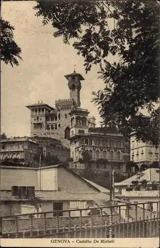 Ak Genova Genua Liguria, Castello de Micheli