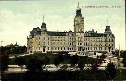 Ak Québec Kanada, Parlamentsgebäude