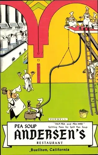 Ak Buellton Kalifornien USA, Andersen's Restaurant