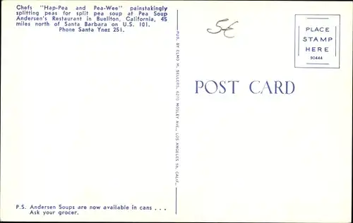 Ak Buellton Kalifornien USA, Andersen's Restaurant