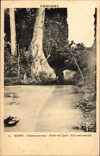 Ak Agony Dahomey Benin?, Höhle, Quelle
