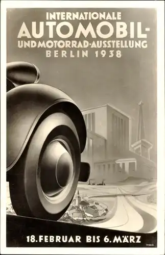 Ak Internationale Automobil und Motorrad Ausstellung Berlin 1938, Funkturm