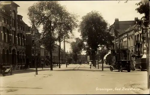 Ak Groningen Niederlande, Ged. Zuiderdiep