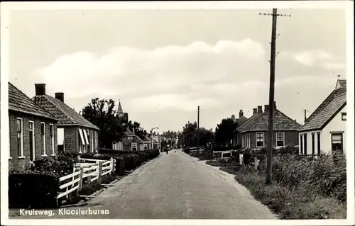 Ak Kloosterburen Groningen Niederlande, Kruisweg