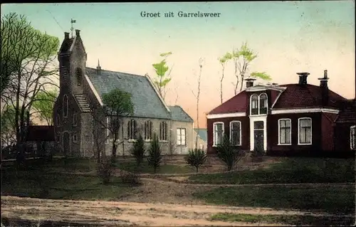 Ak Garrelsweer Groningen Niederlande, Kirche
