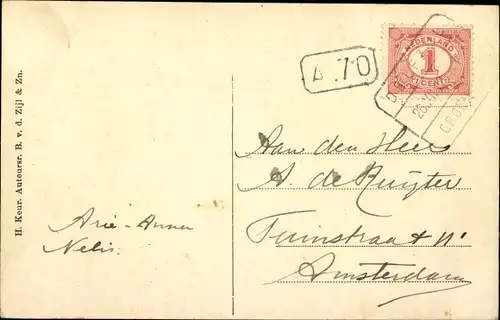 Ak Garrelsweer Groningen Niederlande, Kirche