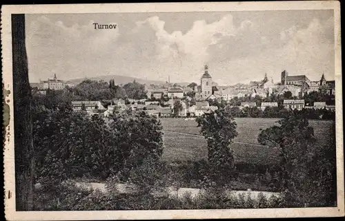 Ak Turnov Turnau Region Reichenberg, Gesamtansicht