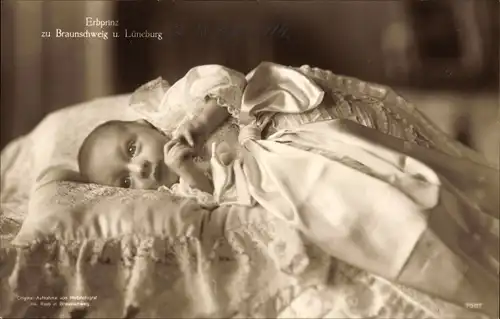 Ak Erbprinz Ernst August von Braunschweig und Lüneburg, Kinderportrait