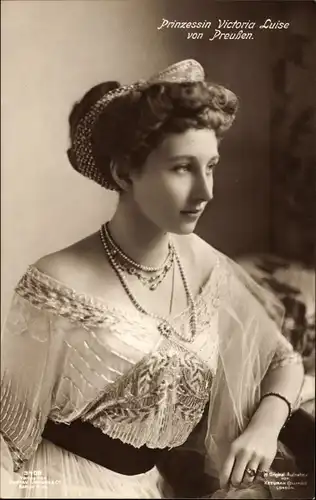 Ak Prinzessin Victoria Luise von Preußen, Portrait