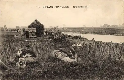 Ak Französischer Zoll, Ein Hinterhalt