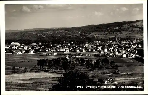 Ak Yverdon les Bains Kanton Waadt, Gesamtansicht