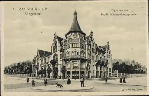 Ak Strasbourg Straßburg Elsass Bas Rhin, Sängerhaus