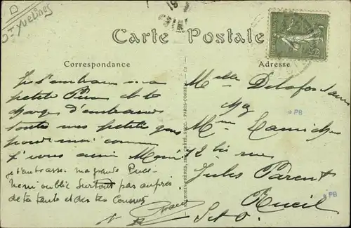 Ak Villette Yvelines, Kirche