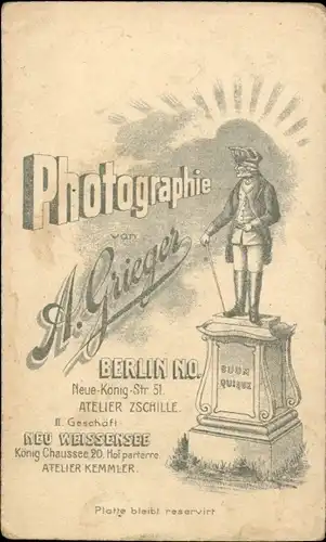 CdV Berlin, Portrait einer Frau