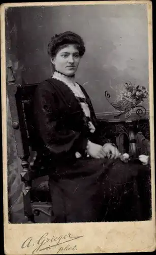 CdV Berlin, Portrait einer Frau