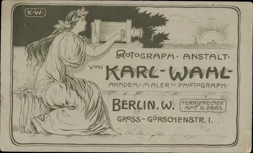 CdV Berlin Mitte, Portrait von einem Mann