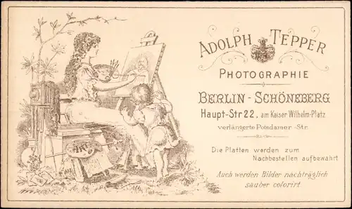 CdV Berlin Schöneberg, Portrait einer Frau