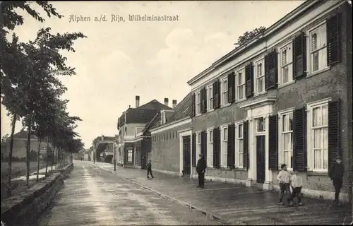 Ak Alphen aan den Rijn Südholland, Wilhelminastraat