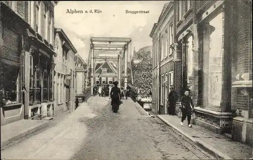 Ak Alphen aan den Rijn Südholland, Bruggestraat